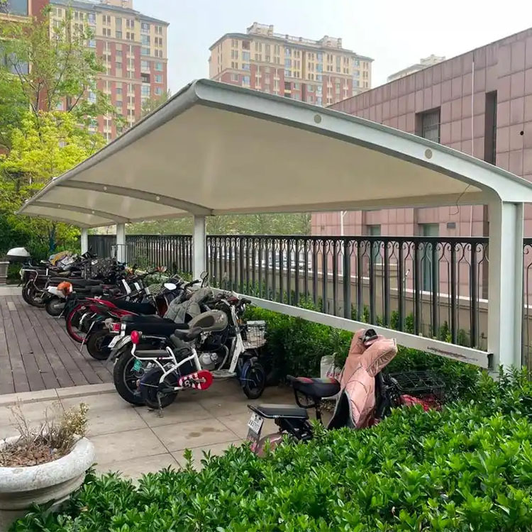 安图县膜结构电动车棚